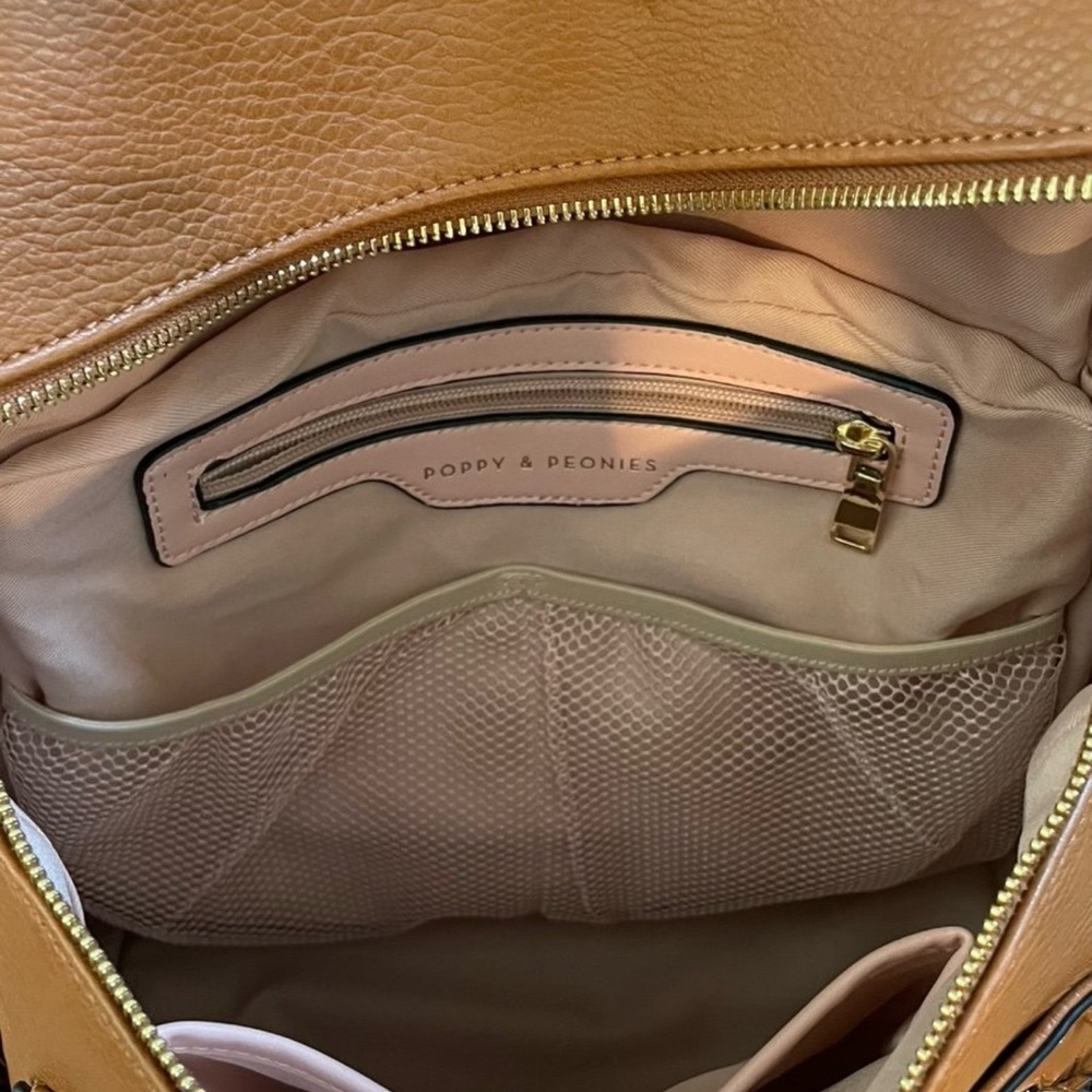 Brown Leather Backpack - image 4